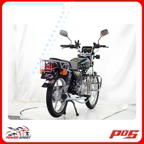 دراجة نارية المدفع مطور 2025 لون أسود - CG125