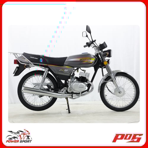 دراجة نارية اكس 100 باورسبورت لون رصاصي - AX100