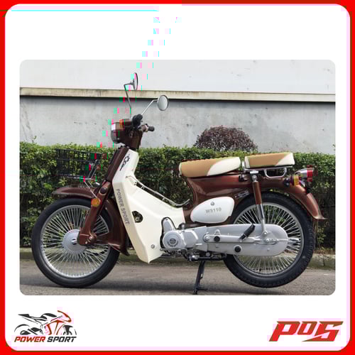 دراجة نارية كلاسيك شبيه الهوندا 110 لون بني - WS11...