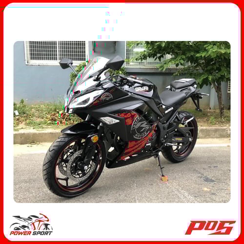 دراجة نارية 250CC موديل 2026 لون اسود بأحمر