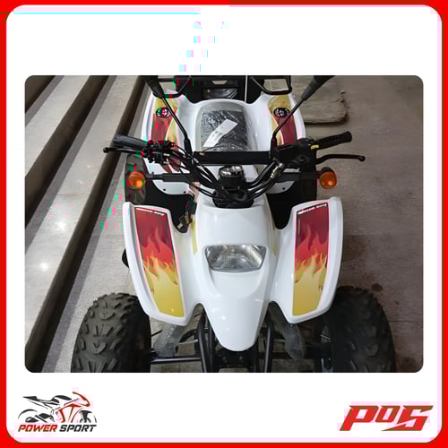 دباب تايوان باورسبورت 4 كفرات لون ابيض - 100cc