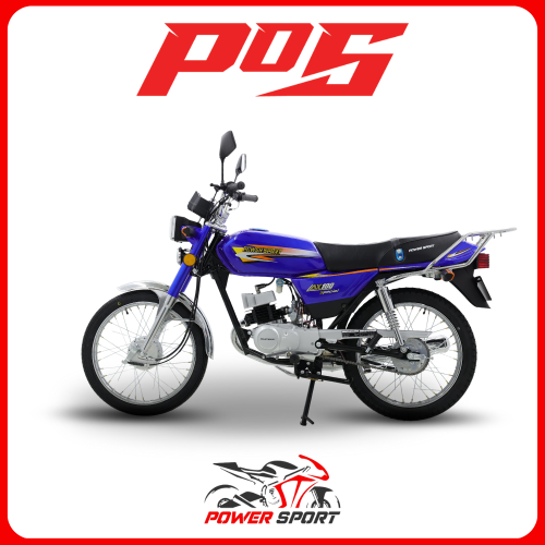 دراجة نارية اكس 100 باورسبورت لون أزرق - AX100