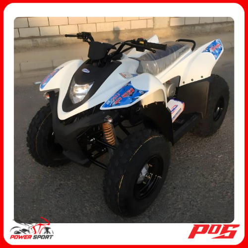 دباب رام يورو 110cc تايوان 4 كفرات لون ابيض