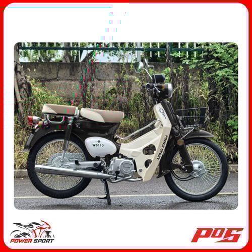 دراجة نارية كلاسيك شبيه الهوندا 110 لون اسود - WS1...