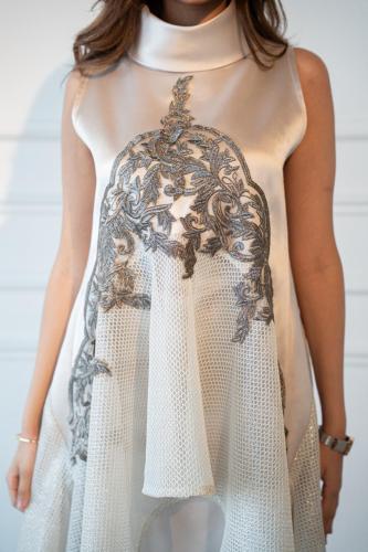 بلوزة بيج ودانتيل