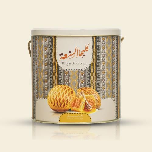 كليجا السنعة ( بالعسل ) اسطواني