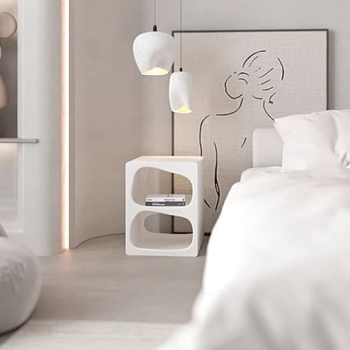 طاولة جانبية - تصميم أرفف