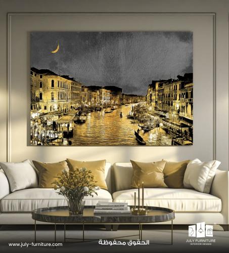 لوحة جداريه - ليلة فينيسية