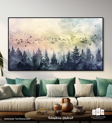 لوح جداريه - الطيور المهاجرة