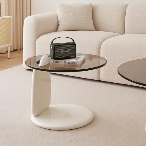 طاولات خدمة قزاز - نيو كلاسيك ابيض