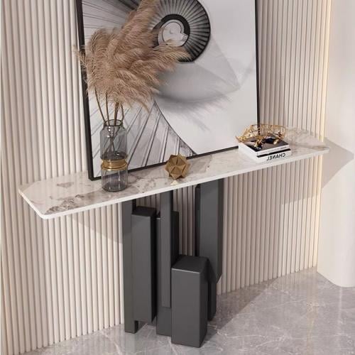 كونسول رخام - اسود