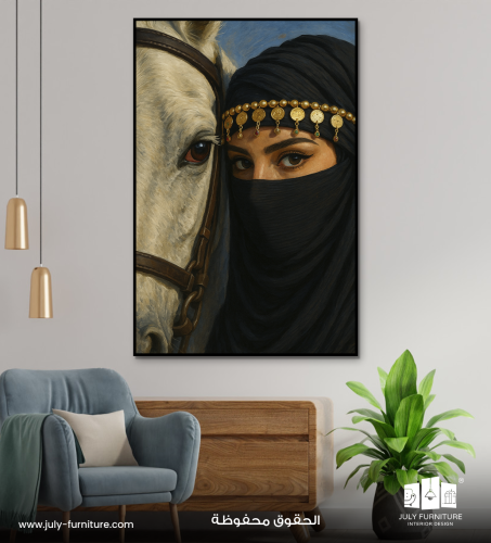 لوحة جدارية - Lady of the Desert