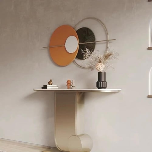 طاولة كونسول- ذهبي