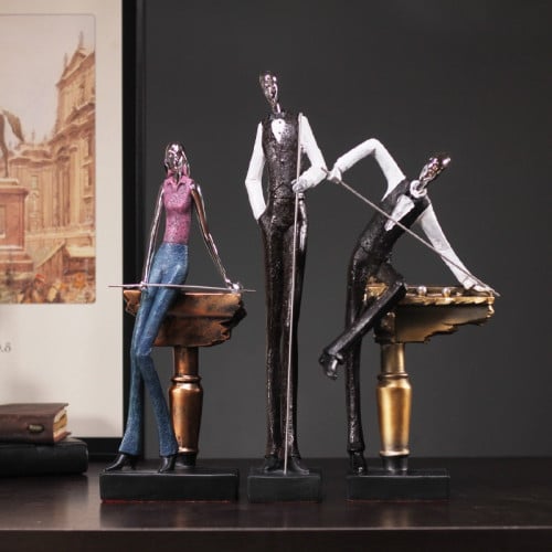 تحفة ، لاعبين البلياردو ، ثلاث قطع