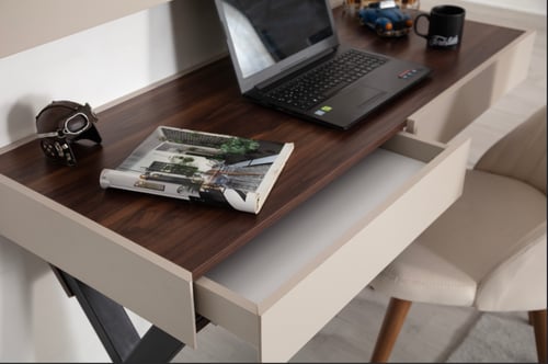 طاولة دراسية مع رف علوي , موكا