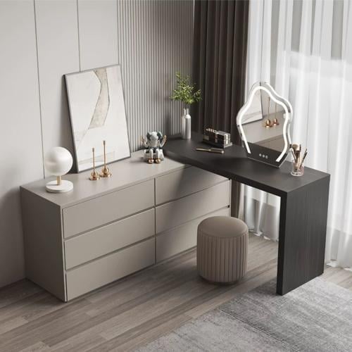 تسريحة مع خزائن جانبية