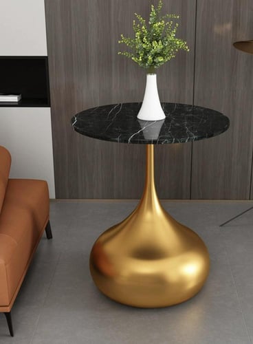 طاولة جانبية تصميم دمعة - 60 سم