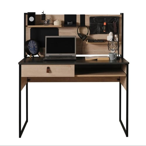 طاولة دراسية مع رف علوي, وودز