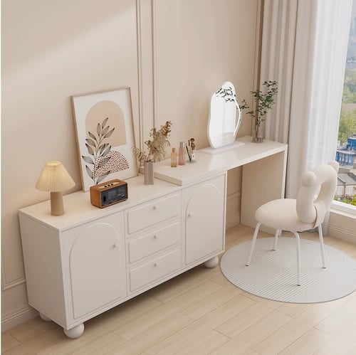 تسريحة غرفة نوم ناعمة ، 4 قطع