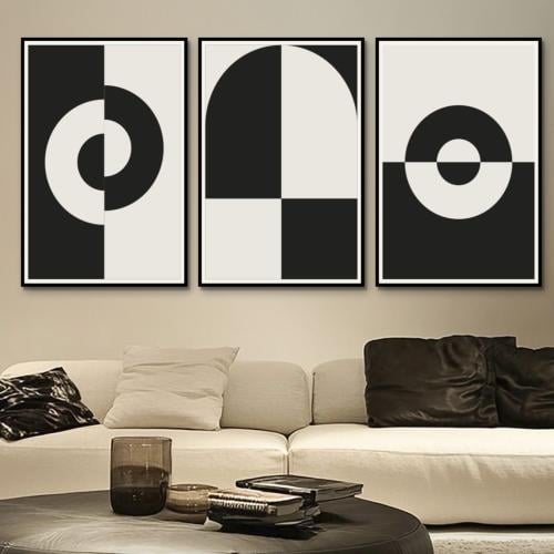 لوحات ثلاث قطع - التوازن الهندسي