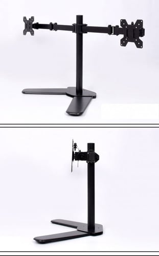 حامل شاشات بي سي مزدوجة