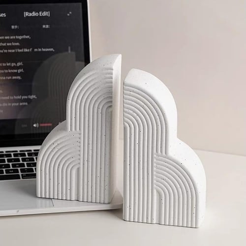 مسند كتب - أبيض