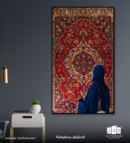 لوحة جدارية - تأمل شرقي