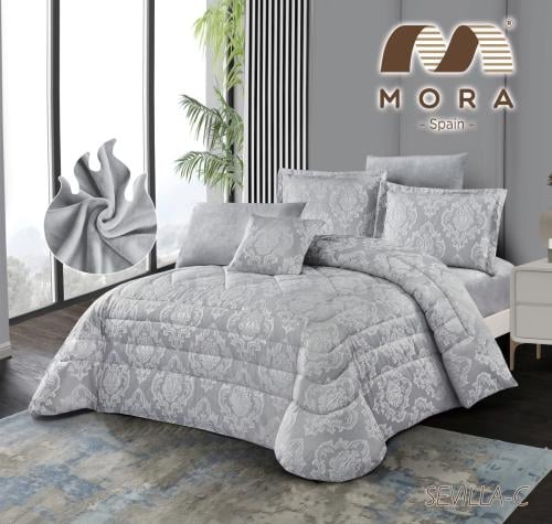 مفارش شتوية - رمادي