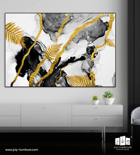 لوحة - أثر ذهبي