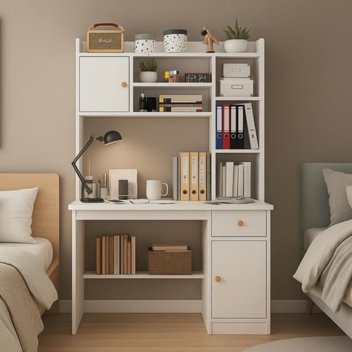 مكتب دراسي ، ابيض