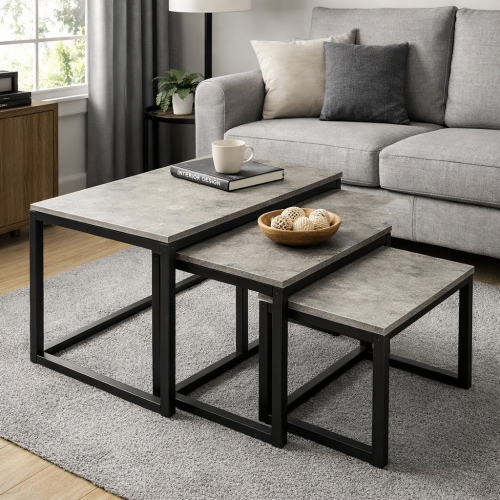 طقم طاولات خدمة -إندسترا ستون