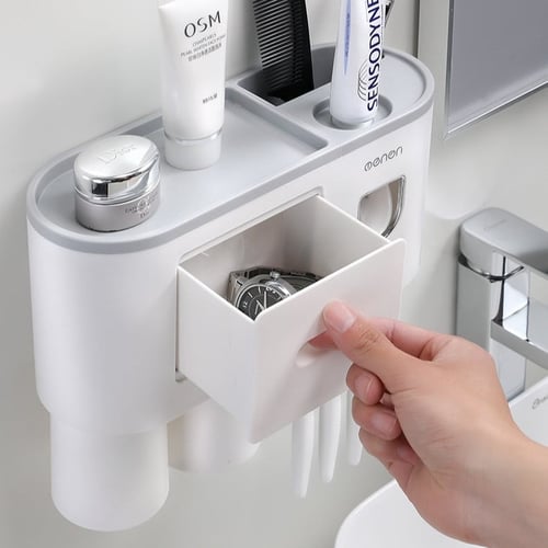 حامل فرشاة أسنان للحمام