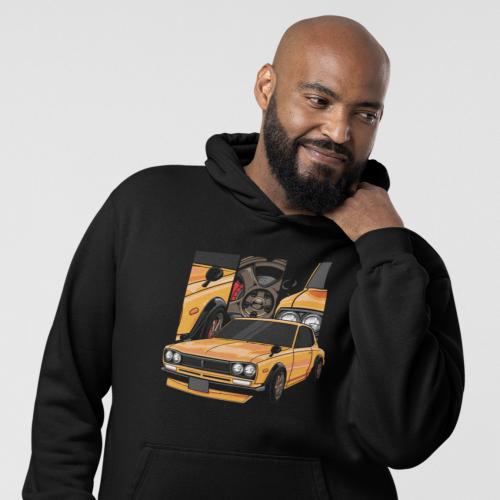 بلوفر مقاس كبير نيسان سكاي لاين Hoodie Big Size Ni...