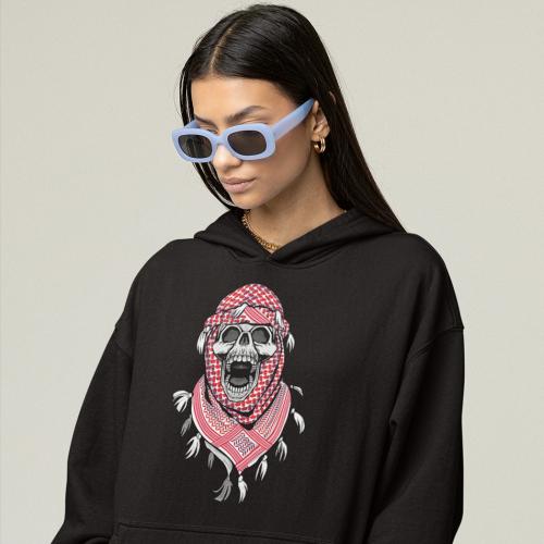 بلوفر Hoodie Arabic Skull
