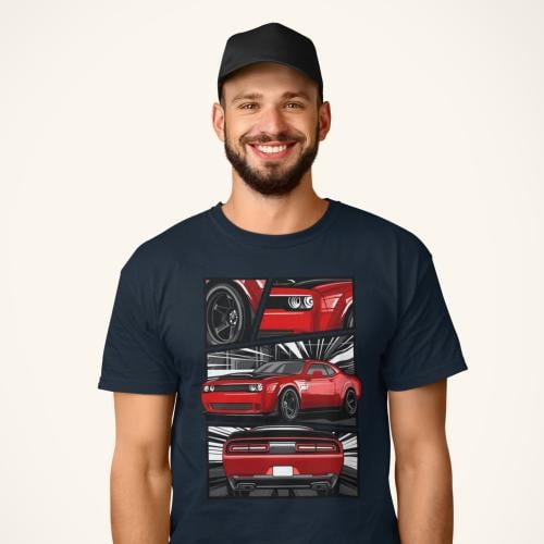 تي شيرت دودج تشالنجر T-Shirt Dodge Challenger