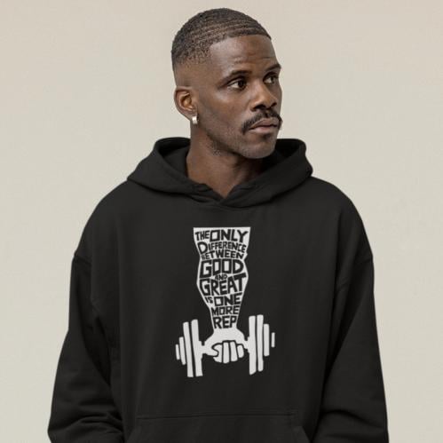بلوفر مقاس كبير Hoodie Big Size One More Rep