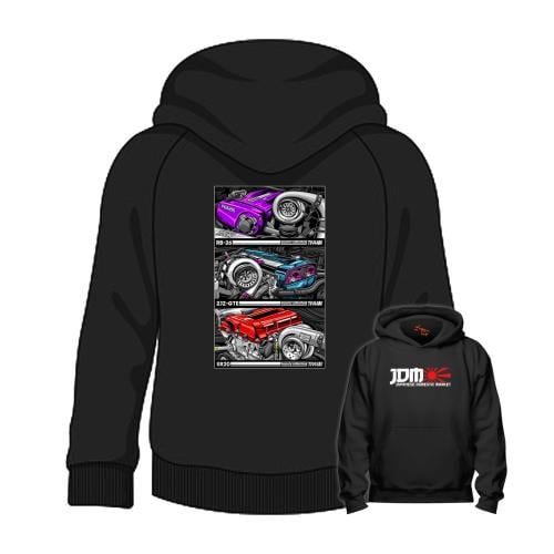 بلوفر مقاس كبير Hoodie Big Size Engines JDM