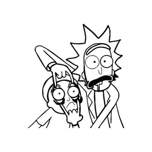 ستيكر Rick and Morty