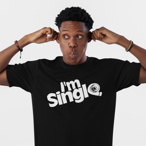 تي شيرت اوفر سايز Oversize T-Shirt I'm Single