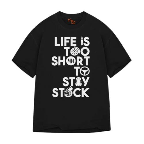 تي شيرت اوفر سايز الحياة قصيرة Oversize T-Shirt Li...