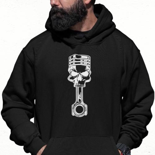 بلوفر مقاس كبير Hoodie Big Size Piston skull