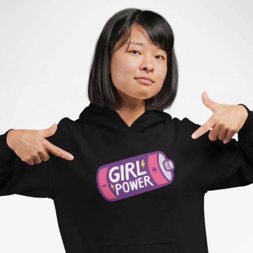 بلوفر Hoodie Girl Power