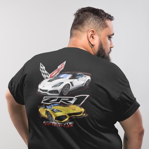 تي شيرت مقاس كبير شفروليه كورفيت T-Shirt Big Size...