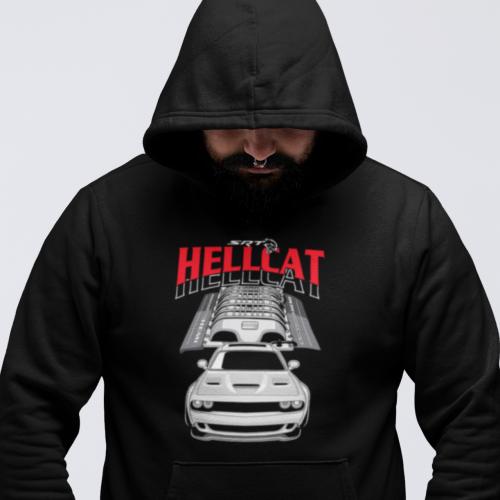 بلوفر مقاس كبير دودج تشالنجر هلكات Hoodie Big Size...
