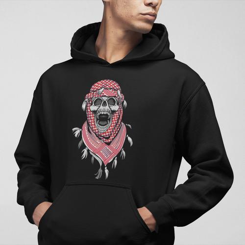 بلوفر Hoodie Arabic Skull