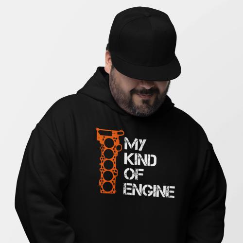 بلوفر مقاس كبير Hoodie Big Size My Kind Of Engine