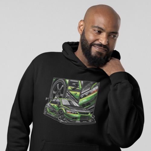 بلوفر مقاس كبير ميتسوبيشي لانسر ايفو Hoodie Big Si...