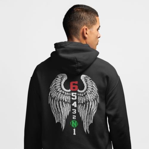 بلوفر Hoodie Biker Wings