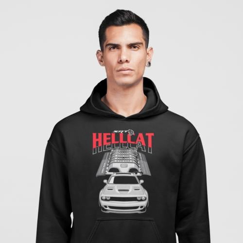 بلوفر دودج تشالنجر هلكات Hoodie Dodge Challenger H...