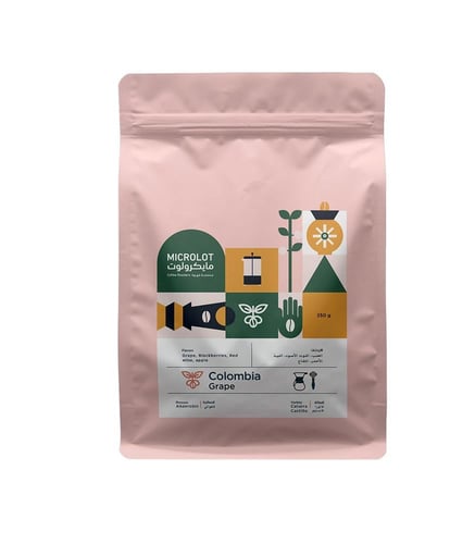 محصول كولومبي عنب فاخر | قهوة عنب مختصة من مايكرول...